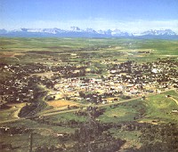 Town of Cardston Aerial View